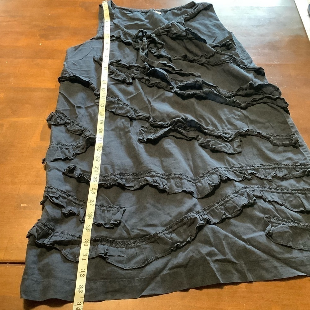 J. Crew Ruffled Dress. Size M - Picture 3 of 6